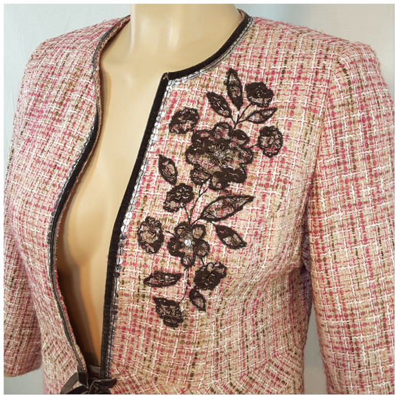 *SOLD AS SET** i*PLUS* LANE BRYANT, Tweed Blazer - Picture 5 of 8